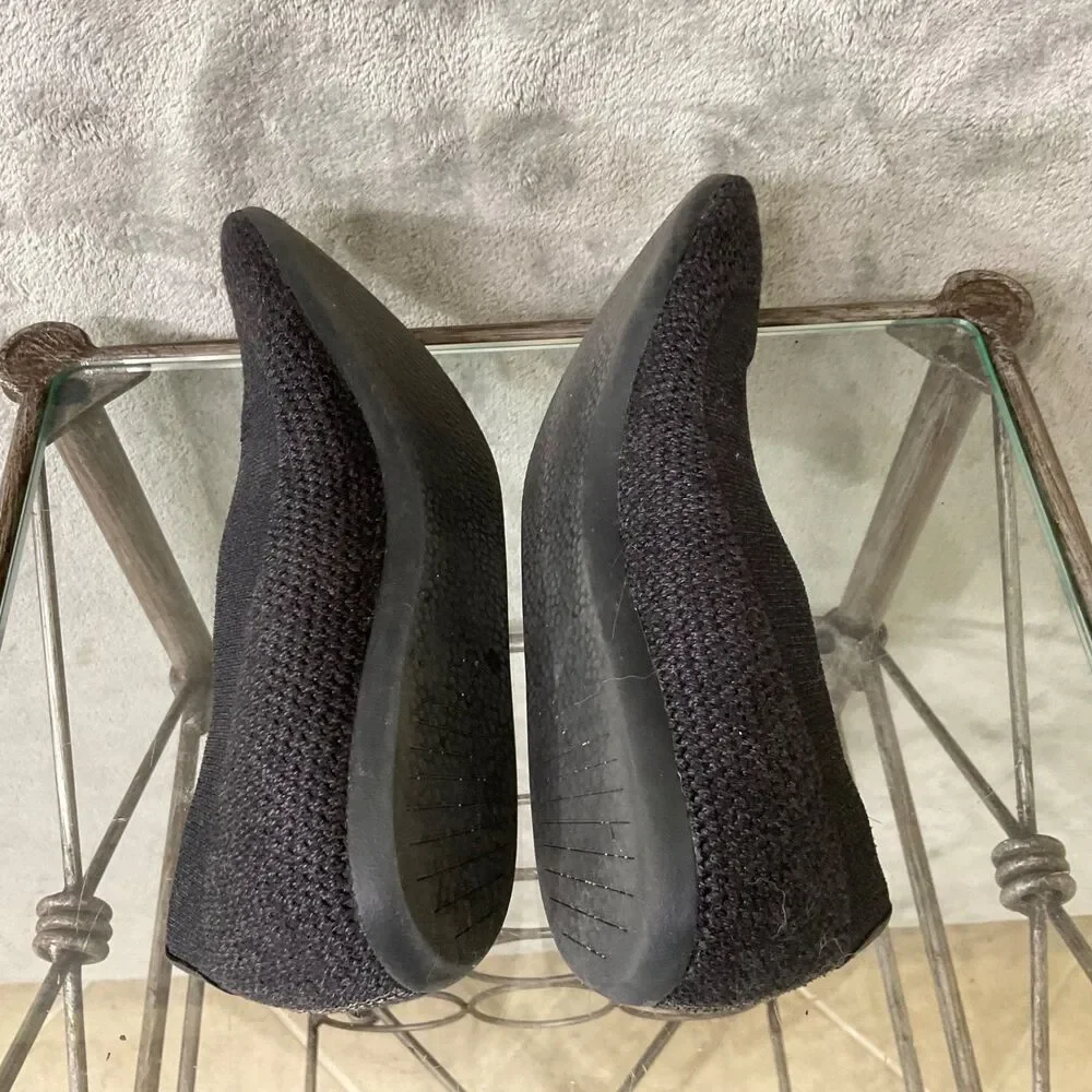 Allbirds Womens Sz 8.5 Dk. Grey Tree Breezers Pointed Ballet Flats Slip On